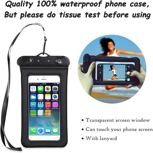 Miniatura 4 de OMGear - Bolsa seca impermeable y bolsa para teléfono, bolsa flotante de 40L/30L/20L/10L/5L para kayak, navegación, actividades al aire libre verde
