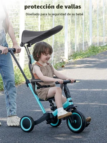 Miniatura 6 de newyoo Triciclo para niños pequeños de 1 a 3 años, bicicleta para niños pequeños, regalo de cumpleaños y juguetes para niña y niño, triciclo
