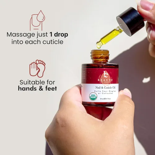 Miniatura 6 de Aceite orgánico para uñas y cutículas, aceite de uñas fabricado en Estados Unidos para crecimiento y fuerza con jojoba y vitamina E, reparación