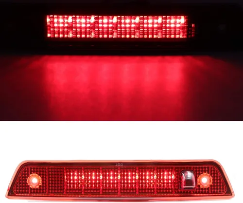 Tresound Tercera luz de freno para Jeep Grand Cherokee 2005-2010, luz de montaje alto, lámpara de freno central LED (rojo)