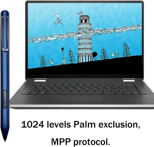 Miniatura 3 de Lápiz digital compatible con portátiles HP Pavilion x360 Envy x360 2 en 1, lápiz digital para portátiles HP Spectre x360 2 en 1, 1024 niveles