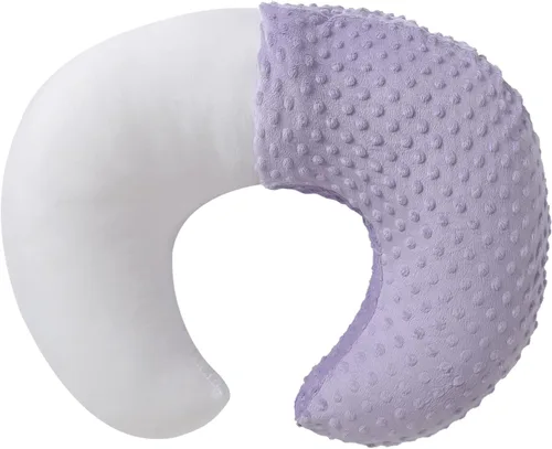 Miniatura 16 de Almohada de lactancia y posicionador con funda para lactancia materna y alimentación con biberón, apuntalamiento del bebé, tiempo boca abajo, apoyo