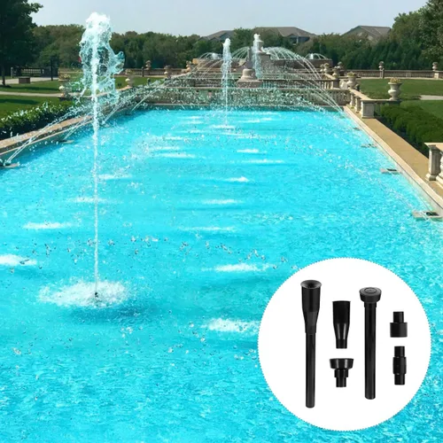 Miniatura 8 de Yardwe Cabezal rociador de hongos para bomba de fuente, boquilla sumergible de fuente de 5.9 pulgadas para acuario, estanque, piscina, jardín