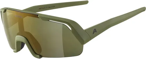 ALPINA Rocket Youth Q-LITE - Gafas de ciclismo antivaho para hombres y mujeres, 100% protección UV, Rocket Youth Q-LITE Oliva mate