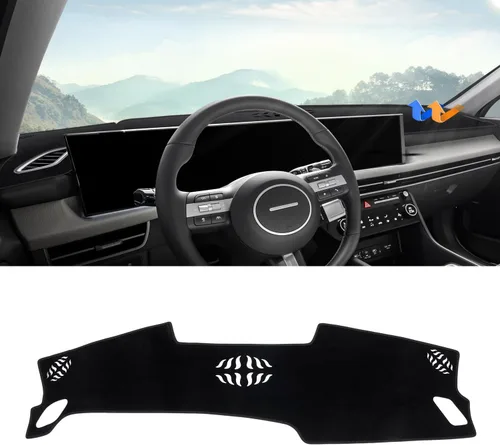 Miniatura 35 de Autorder Cubierta de salpicadero para Hyundai Sonata 2006 2007 2008 Accesorios Cubierta de tablero Actualización de franela Dash Mat Parasol