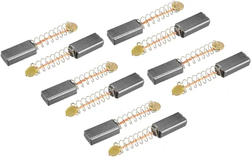 uxcell 10 cepillos de carbono, para motor eléctrico, 0.512 in x 0.236 in x 0.157 in, herramienta eléctrica, pieza de reparación de repuesto