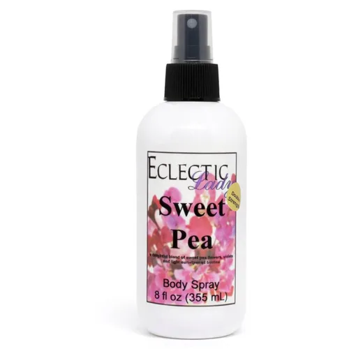 Miniatura 11 de Eclectic Lady Spray corporal Sweet Pea, doble fuerza, 2 onzas, espray corporal para mujeres con fragancia limpia, ligera y suave, colonia con aroma