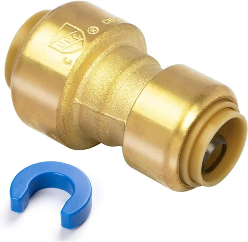 Miniatura 10 de Adaptador macho PTC de 1 pulgada a 1 pulgada NPT Push-Fit, Empuje para conectar accesorios de plomería de latón para cobre, CPVC, tubos PEX