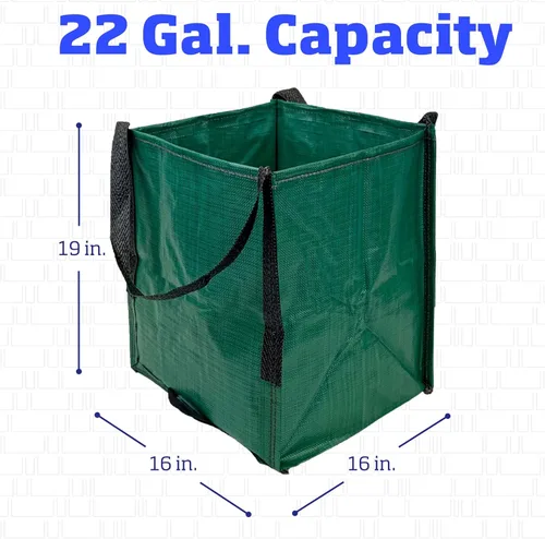 Miniatura 6 de DURASACK Bolsa de almacenamiento resistente de 22 galones, bolsa de mudanza de polipropileno tejido resistente, diseño reutilizable, con capacidad