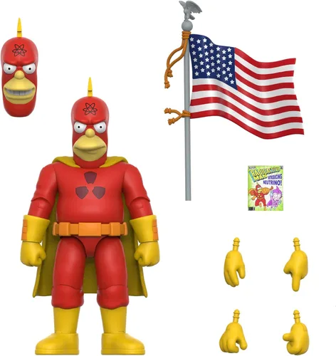 Miniatura 6 de Super7 Ultimates The Simpsons Bartman - Figura de acción de Los Simpson de 7 pulgadas con accesorios, colección clásica de programas de televisión