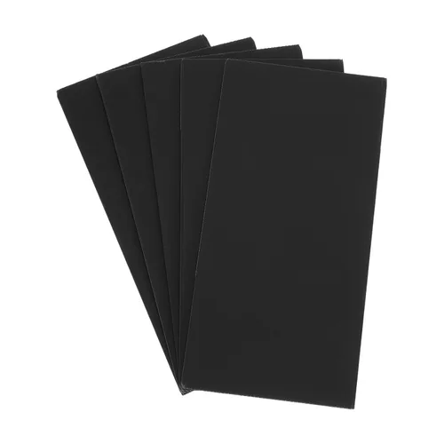 Miniatura 8 de uxcell Hojas de plástico corrugado, letreros negros en blanco de 0.118 pulgadas para patio, 8 x 12 pulgadas, tablero impermeable en blanco, 5 piezas