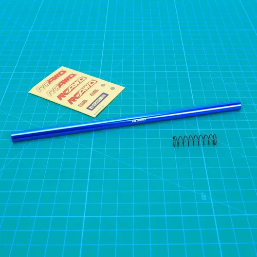 Miniatura 6 de RCAWD Aleación de aluminio 227Mm eje de transmisión central para 1-10 Arrma 4s Kraton Azul Oscuro