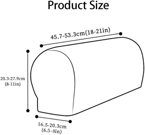 Miniatura 7 de 2 fundas de poliéster para reposabrazos de sofá, funda para sillón, fundas antipolvo, protector de muebles suave y cómodo para sofá, silla reclinable