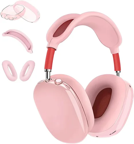 Miniatura 31 de Aircawin Funda transparente para AirPods Max, funda transparente a prueba de golpes para Airpods Max, funda protectora de TPU suave antiarañazos,