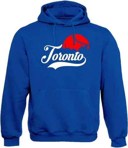 Miniatura 16 de Xtreme Apparrel Cityscape Skyline - Sudadera con capucha para hombre para fanáticos del béisbol