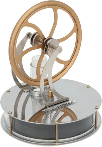 Miniatura 6 de DjuiinoStar - Motor Stirling de baja temperatura más clásico, temporizador de café único, mejor opción de regalo, juguete educativo, modelo de motor