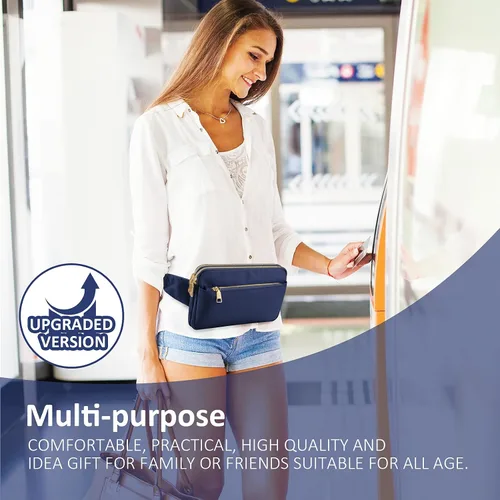 Miniatura 2 de CXWMZY Riñoneras para mujeres y hombres, niñas, niños, adolescentes, a la moda, bolsa de cintura de moda, linda riñonera casual para Disney, viajes