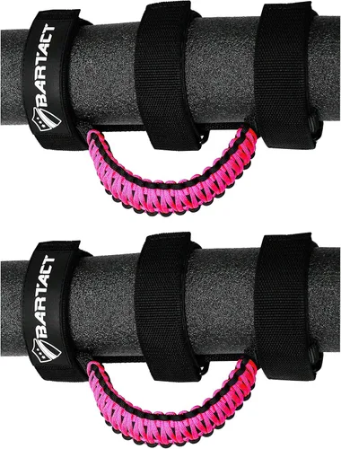 Miniatura 4 de Bartact Asas de agarre de barra antivuelco compatibles con Jeep Wrangler JL, JK, TJ, YJ y Jeep Gladiator 1955-2023 hebilla de metal mejorada, asas