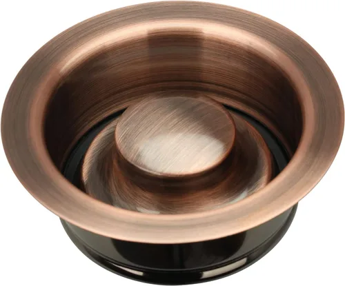 Miniatura 6 de Akicon Tapón de brida de eliminación de basura con acabado dorado de latón para fregadero de cocina, borde de desecho, ajuste de orificio de drenaje