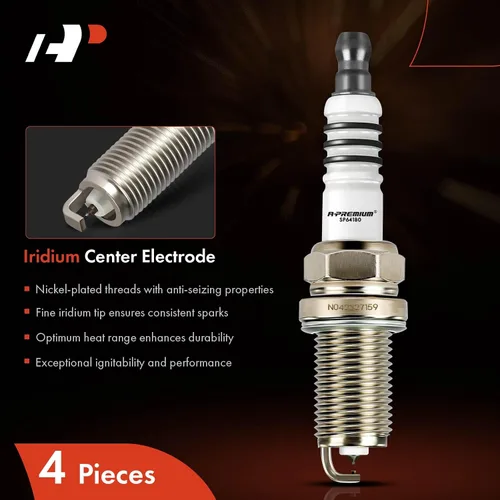 Miniatura 3 de A-Premium Bujías de Iridio y Platino (Paquete de 4) Compatibles con Toyota Corolla y Volkswagen Jetta y Chevrolet Cruze y Subaru Impreza