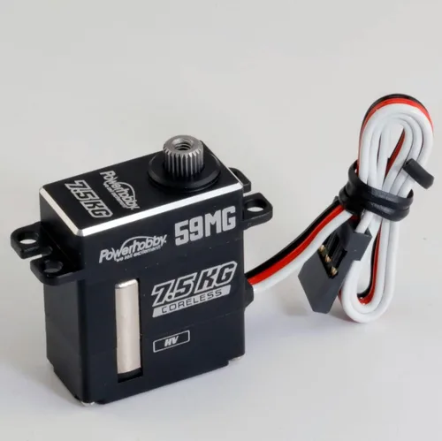 Miniatura 5 de Power Hobbies Servo AXIAL SCX10.3 / RYFT de aluminio de 59MG Digital Micro Upgrade
