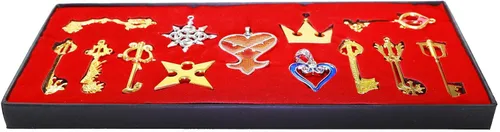 Miniatura 4 de Kingdom Hearts Keyblade - Juego de collar con colgante Sora