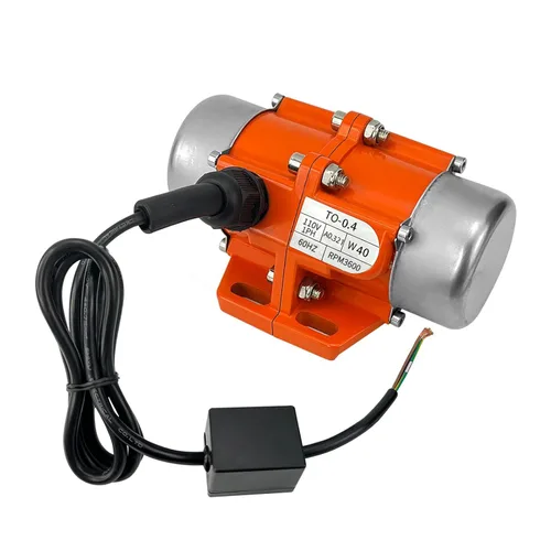 Monofásico industrial 110V 3600RPM 40W de la CA del vibrador concreto para el silo vibratorio del alimentador de la tabla