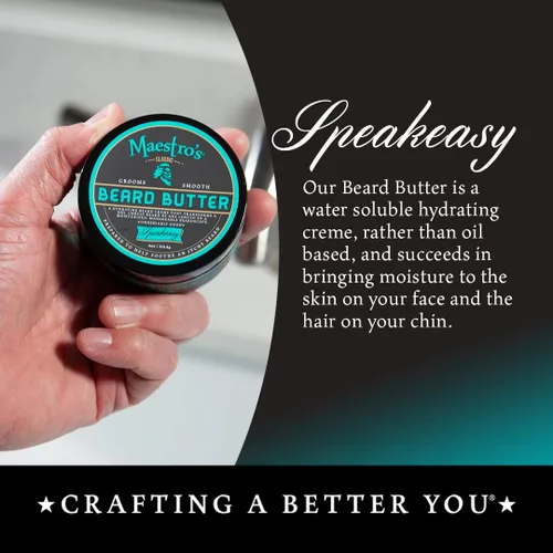 Miniatura 3 de Maestro's Classic Crema para barba Crema para barba antipicazón, extra calmante e hidratante para todo tipo y longitudes de barba, mezcla