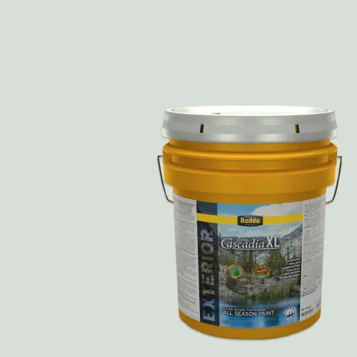 Miniatura 66 de Rodda Paint CASCADIA XL Pintura e imprimación satinada exterior en uno, cuarto de galón, Aquafir