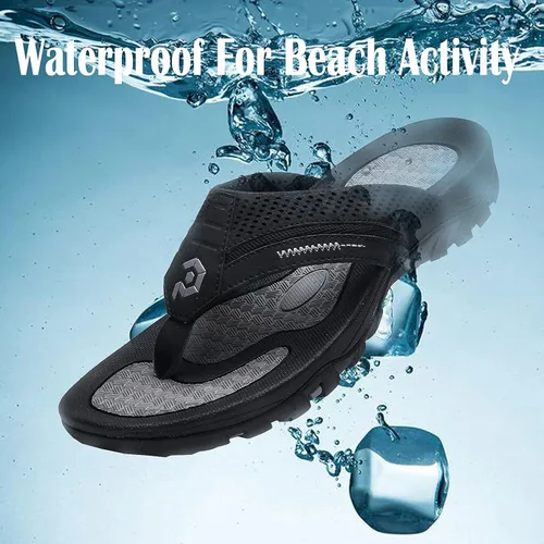 Miniatura 5 de Chanclas para hombre, sandalias de tanga duraderas y cómodas para la playa
