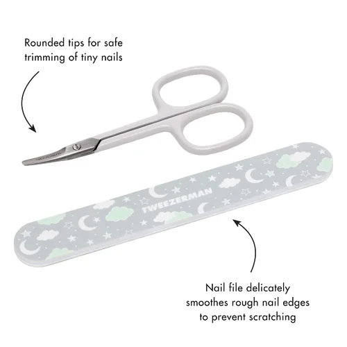 Miniatura 3 de Tweezerman Tijeras de uñas para bebé con lima de oso (surtido)