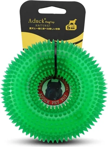 Miniatura 15 de ADUCK Juguetes masticables chirriantes para perros masticadores agresivos, limpieza de dientes para perros pequeños, medianos y grandes, juguete