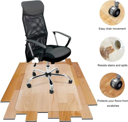 Miniatura 5 de 152 144 136 128 120 112 104 96 88 80 72 pulgadas, protector de suelos de madera, almohadilla protectora de plástico lavable