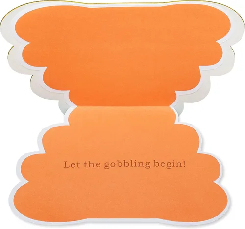 Miniatura 2 de Papyrus Tarjeta de Acción de Gracias para niños (Let the Gobbling Begin)