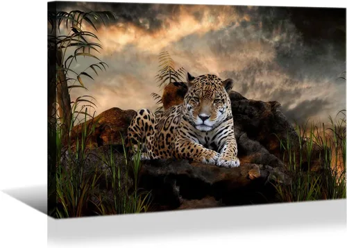 Miniatura 14 de YONICA Lienzo de pared de animales de la naturaleza, pintura de pared de águila, impresión artística de águila calva voladora impresa en lienzo