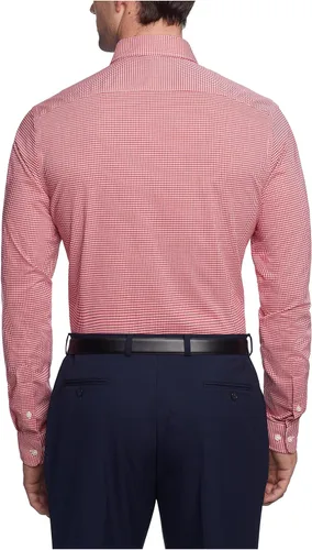 Miniatura 2 de Tommy Hilfiger Camisa de vestir para hombre, ajuste delgado, sin planchado, guinga