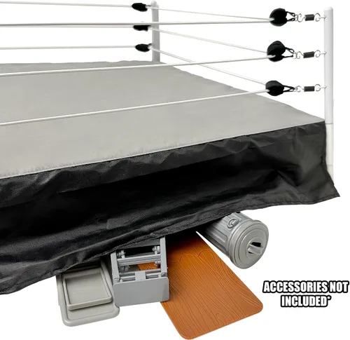 Miniatura 4 de Juego de jaula de acero y anillo de lucha libre para figuras de acción de lucha libre