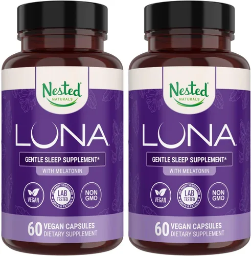 Miniatura 14 de Suplemento de ayuda natural para dormir Luna Kids (60 tabletas), N.° 2, para niños mayores de 4 años y adultos delicados, píldoras para dormir