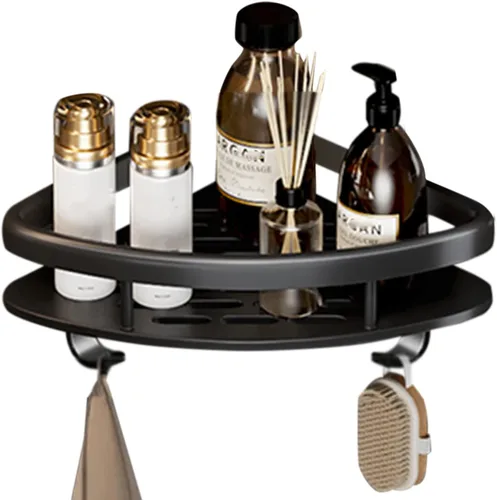 Miniatura 12 de Estante de ducha, estante de esquina de baño, cesta de ducha, estante de ducha, estante de baño, estantes de baño, estante de ducha montado