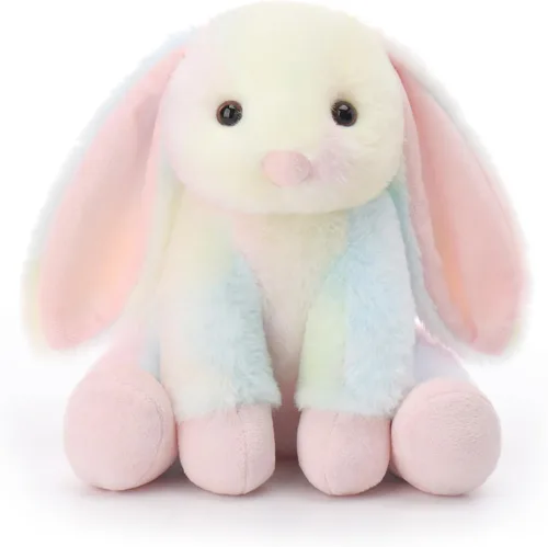 Miniatura 15 de Apricot Lamb Peluche de conejo crema para niños, juguetes de peluche suaves y lindos para bebés niñas y niños, 6 pulgadas