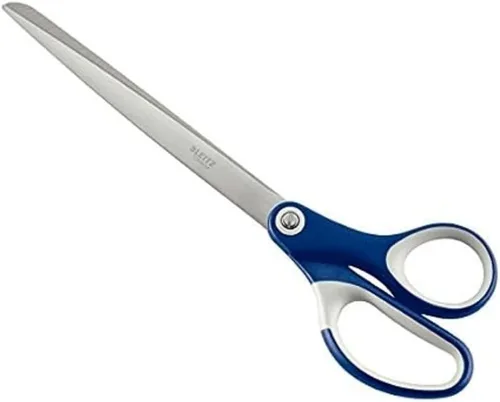 Miniatura 8 de Leitz Tijeras de titanio, para diestros o zurdos (ambidiestros), 10.236 in, papelería de oficina, mango ergonómico, color negro