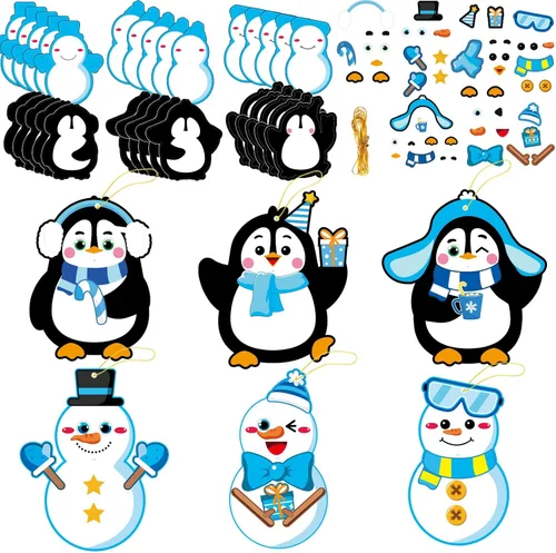 Miniatura 6 de 30 Paquetes de Kits de Manualidades de Helado de Verano para Niños Dulces Conjunto de Manualidades de Arte con Calcomanías DIY para Educación