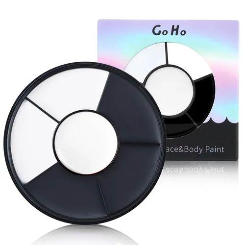 Miniatura 10 de Go Ho Pintura facial verde de 6 colores, crema lavable, fórmula facial para Halloween, cosplay, paleta de maquillaje FX, disfraces profesionales