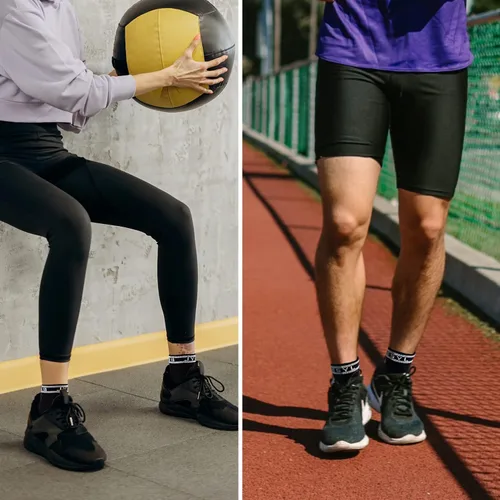 Miniatura 6 de Calcetines de ciclismo de compresión de tobillo para correr, para viajar, caminar, escalada