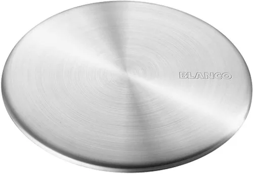 BLANCO, Tapa de drenaje decorativa de acero inoxidable 517666 Cap Flow