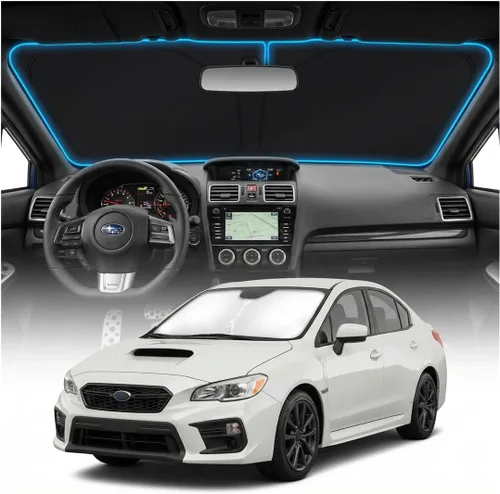 Miniatura 72 de Cubierta para parabrisas para BMW X1 E84 – Ajuste personalizado X1 E84 Accesorios 2016-2024 2025 Parasol plegable protección UV y escudo térmico