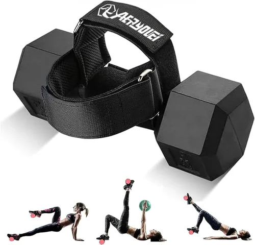 Miniatura 9 de Dumbbell Foot Attachment, Tibialis Trainer, Adjustable Ankle Weights, Leg Workouts at Home for Hip Flexors,Ankle Straps for Weight Lifting,Shin