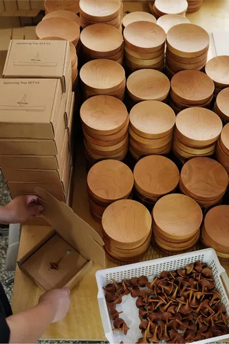 Miniatura 8 de Top giratorio de precisión con base, giratorio superior de rendimiento premium para escritorio, tapas giratorias de madera para oficina, parte