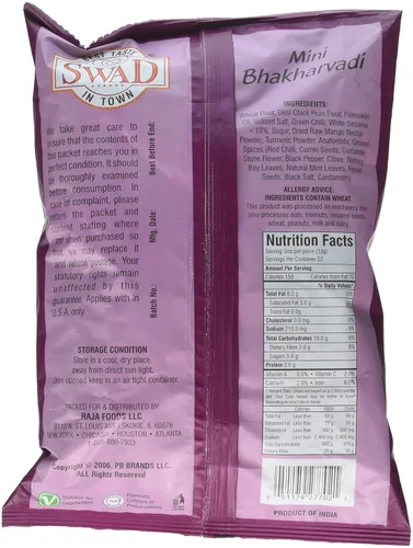 Miniatura 2 de Great Bazaar Swad Bhakarwadi Snacks, 10 onzas