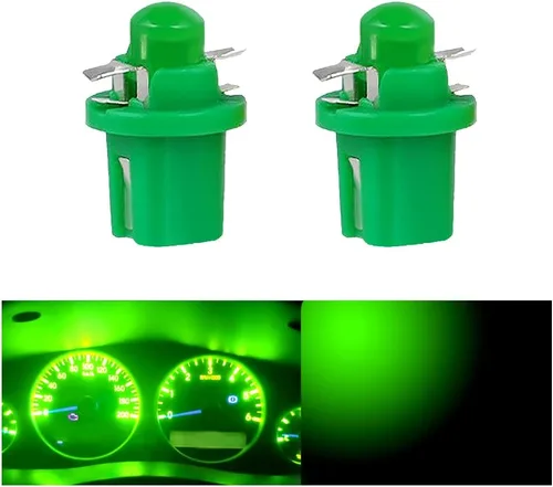 Miniatura 13 de Bombillas para velocímetro de cúmulo de calibre superbrillantes 17 18 27 37 58 86 2721 Bombilla T5 B8.5d COB 1SMD LED para tablero de instrumentos